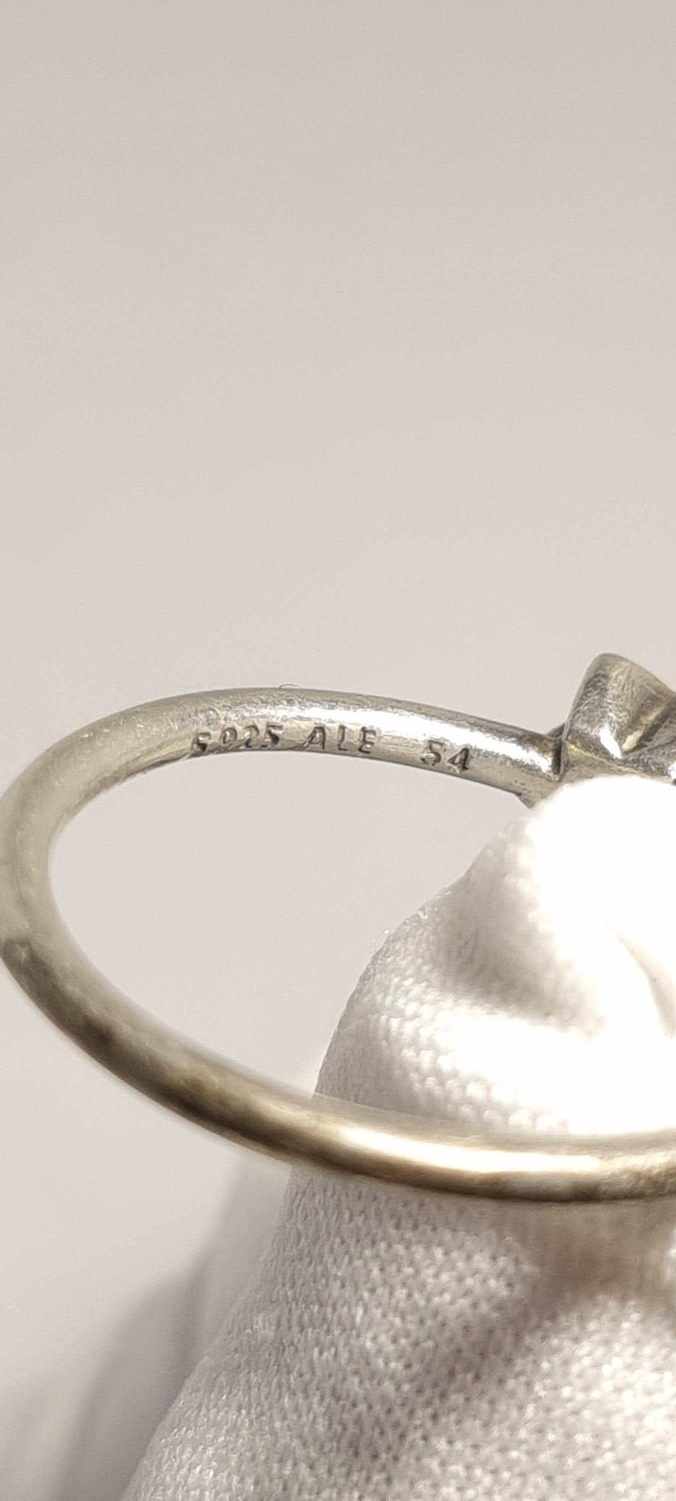 Sterling Silver and Cubic Zirconia Ring