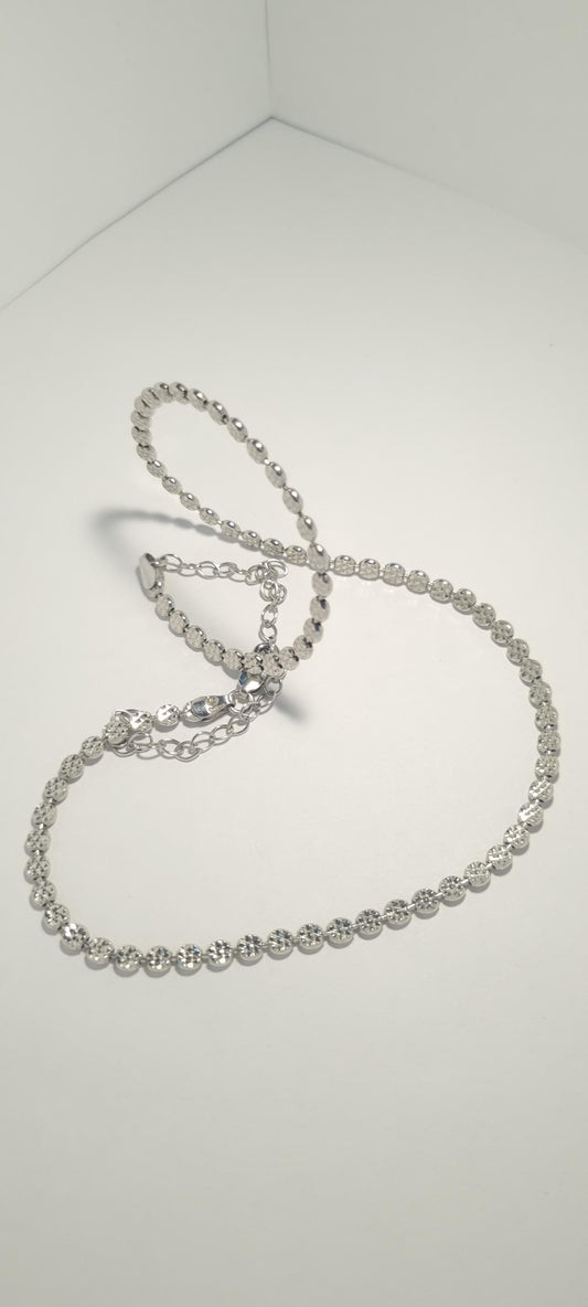 Sterling Silver Flower Necklace