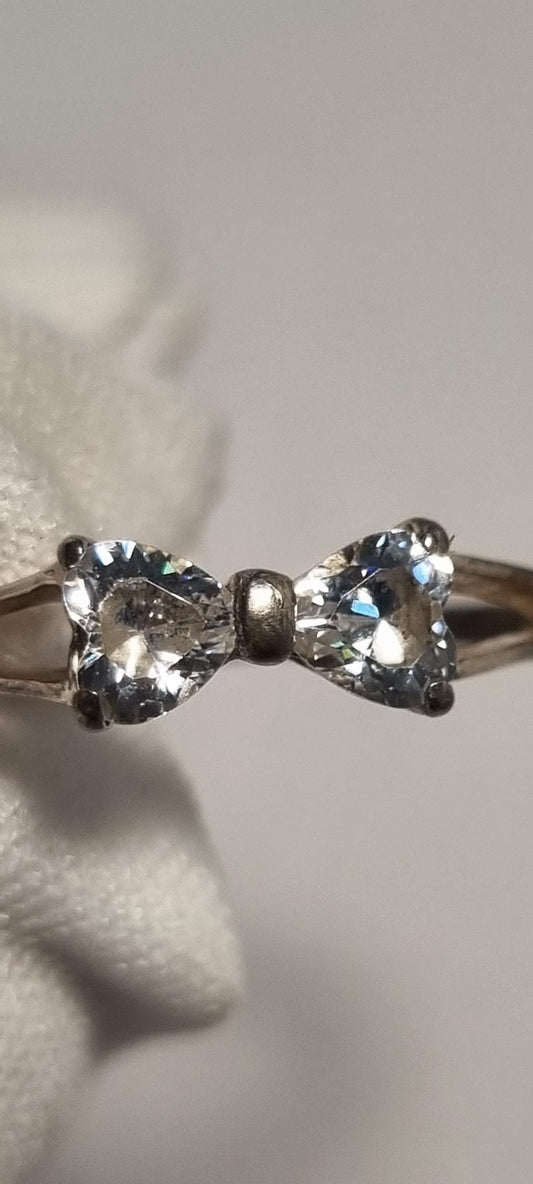 Sterling Silver and Cubic Zirconia Ring