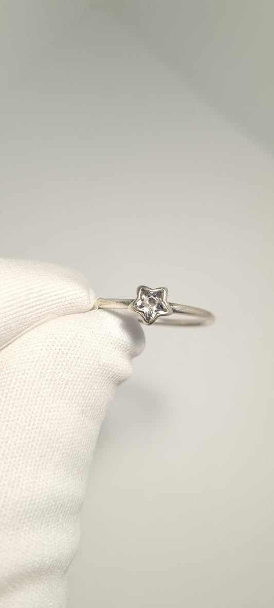Sterling Silver and Cubic Zirconia Ring