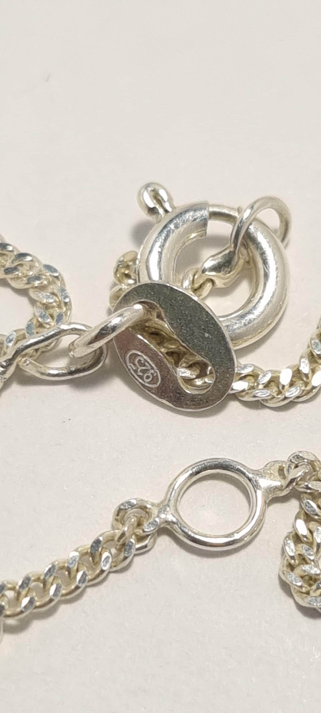 Sterling Silver Necklace and Cross Pendant