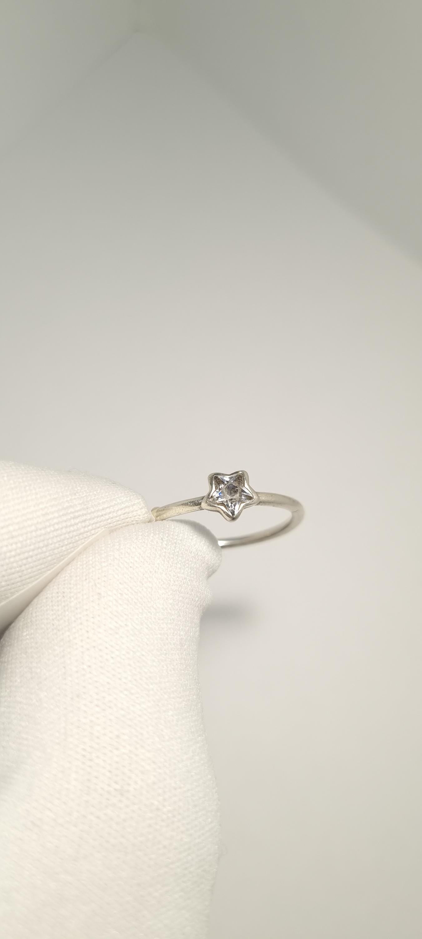 Sterling Silver and Cubic Zirconia Ring