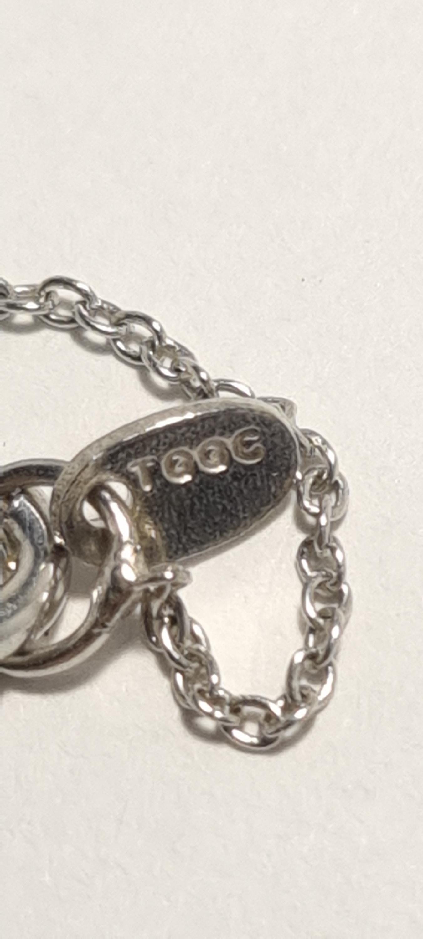Sterling Silver and Black Spinel Necklace