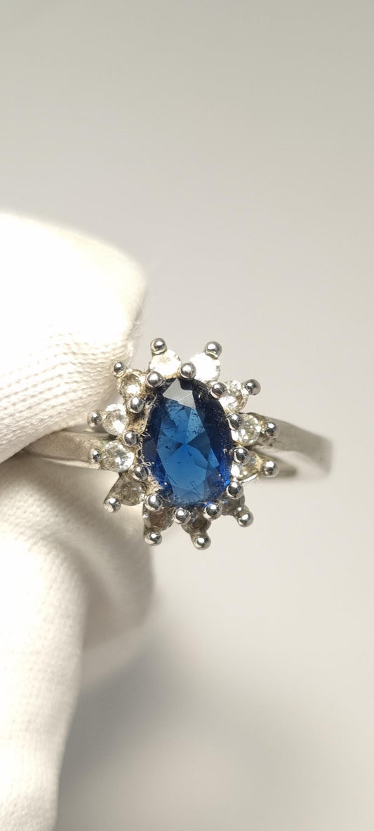 Sterling Silver and Cubic Zirconia Ring